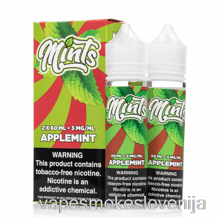 Vape Za Enkratno Uporabo Applemint - Mints Vape Co - 120ml 6mg